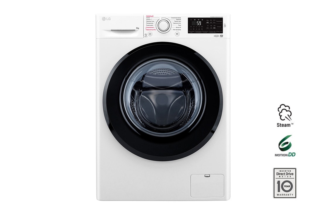 Стиральная машина LG F2M5NS6W — детали модели