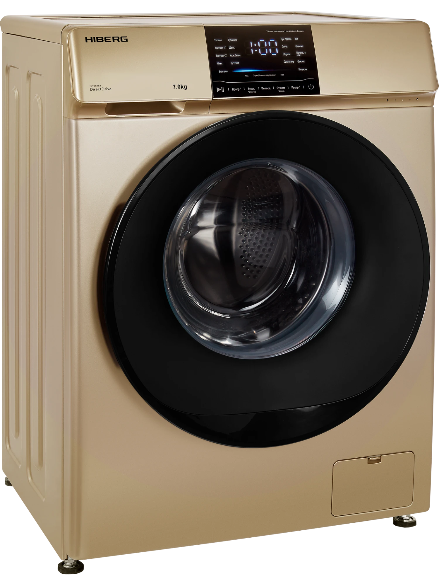 Стиральная машина HIBERG i-DDQ6-712 G — ракурс 4