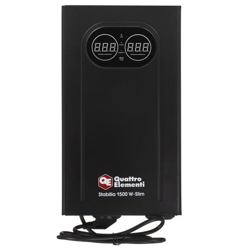 Стабилизатор напряжения Quattro Elementi Stabilia 1500 W-Slim — детали модели