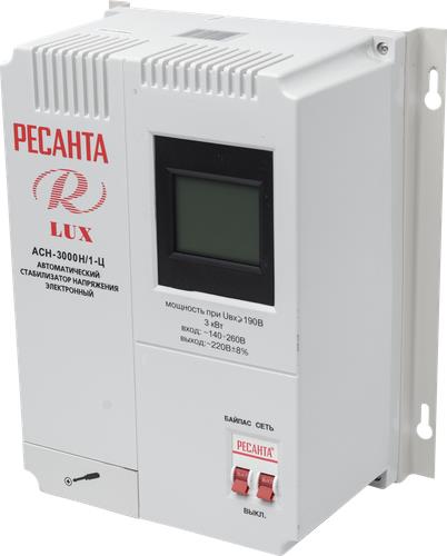 Стабилизатор напряжения Ресанта АСН-3000Н/1-Ц Lux — ракурс 10