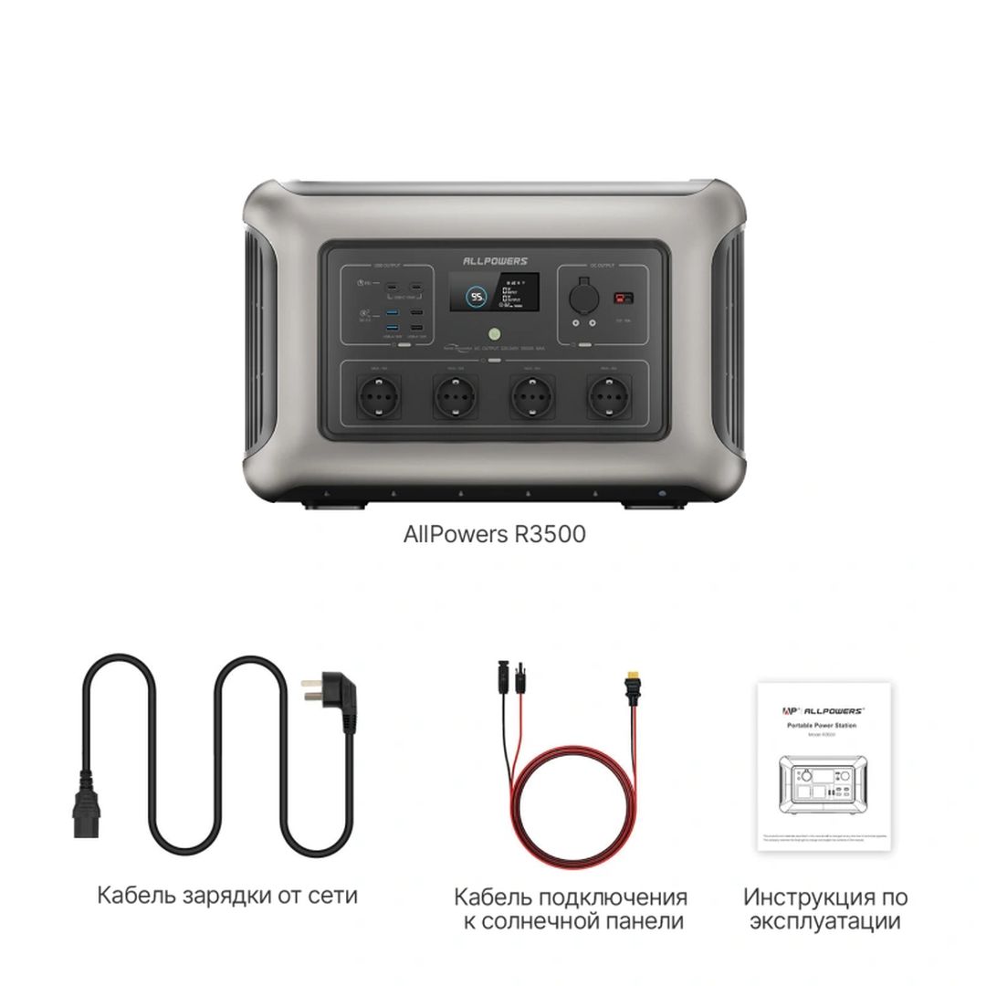 Портативная электростанция Allpowers R3500-V2 — ракурс 13