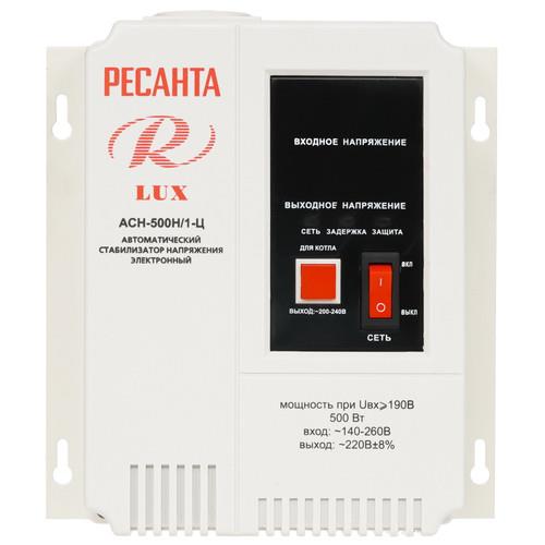 Стабилизатор напряжения Ресанта АСН-500Н/1-Ц Lux — детали модели