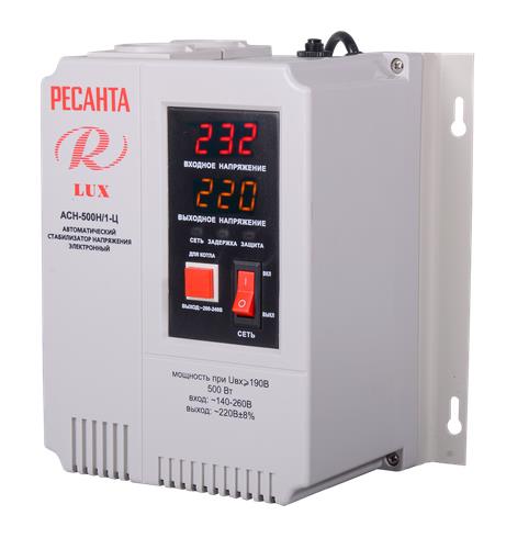 Стабилизатор напряжения Ресанта АСН-500Н/1-Ц Lux — ракурс 9