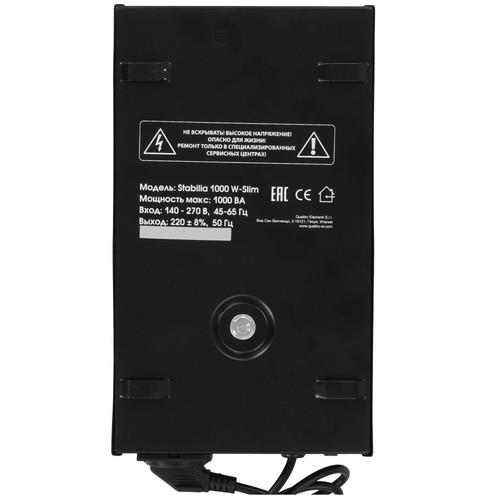 Стабилизатор напряжения Quattro Elementi Stabilia 1000 W-Slim — ракурс 4