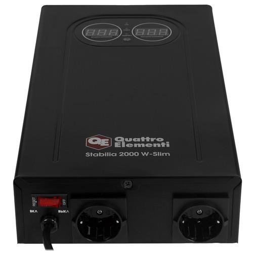 Стабилизатор напряжения Quattro Elementi Stabilia 2000 W-Slim — ракурс 5