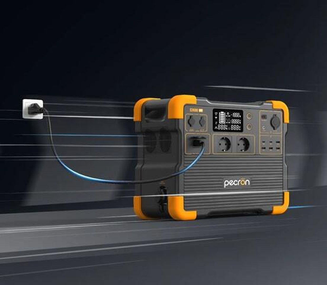 Портативная электростанция E2400LFP 2400W — ракурс 5