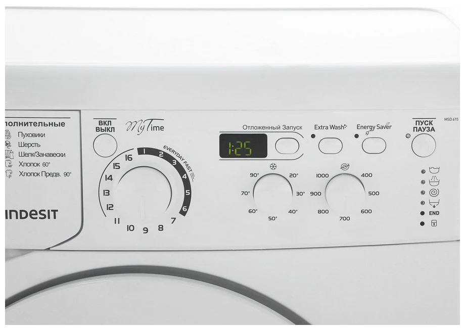 Стиральная машина INDESIT MSD 615 — детали модели