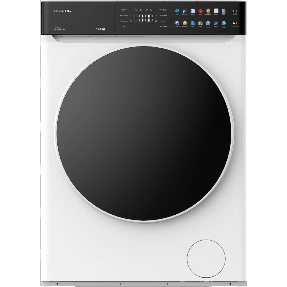 Стиральная машина HIBERG i-DDQ11-1014 W — ракурс 16