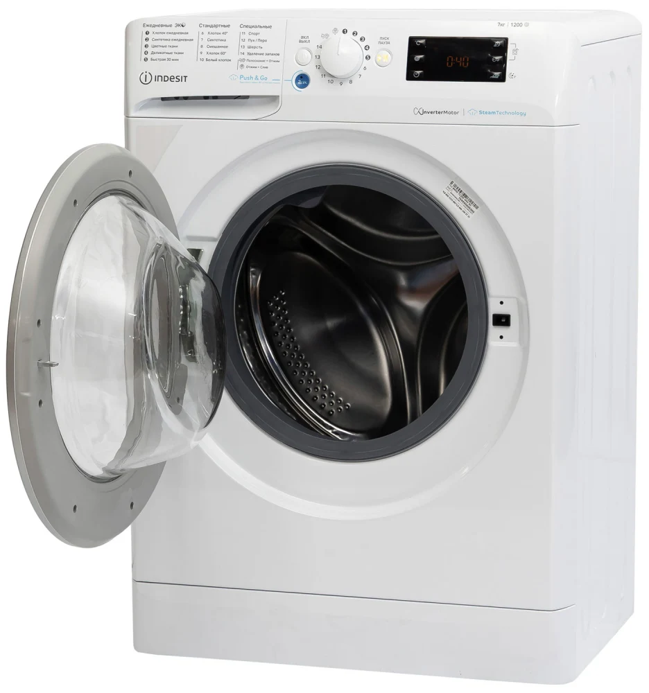 Стиральная машина INDESIT BWSE 7129X WSV RU — детали модели