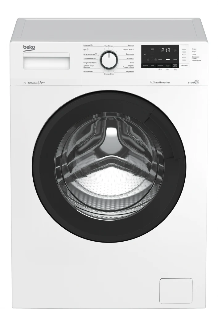 Стиральная машина BEKO WSRE 7612 XAWI — ракурс 18