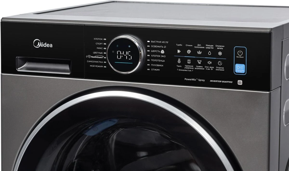 Стиральная машина MIDEA MF205W105WB/T-RU — ракурс 4
