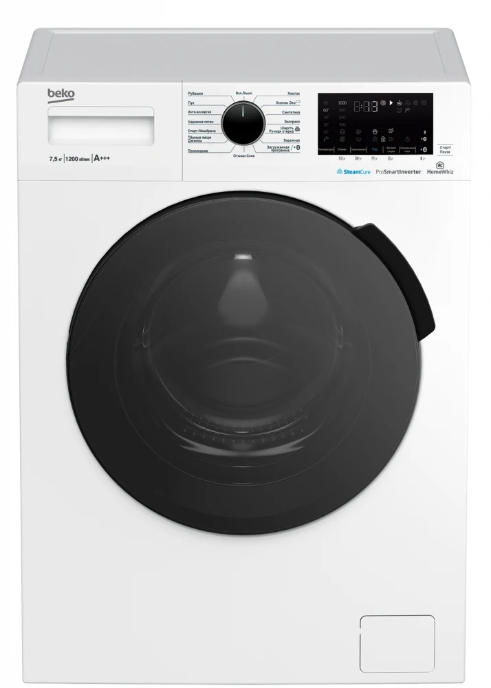 Стиральная машина BEKO WSPE 7H616W — ракурс 14