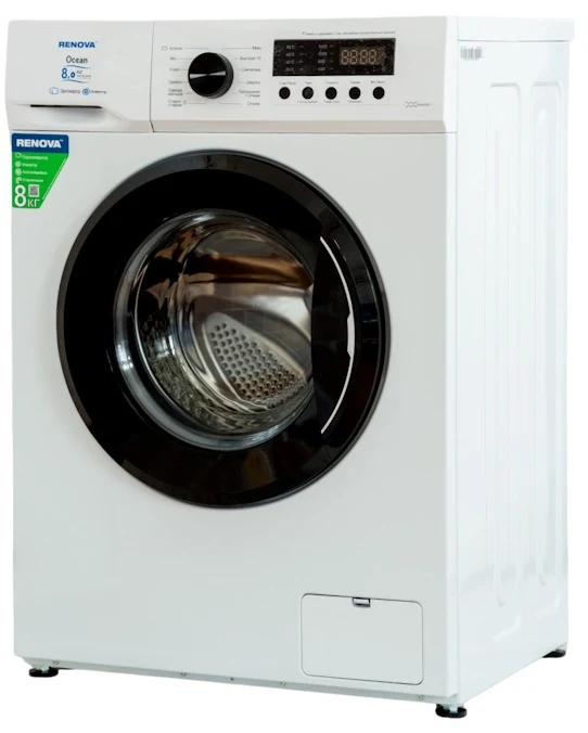 Стиральная машина Renova WAF-8012SM91 — ракурс 2