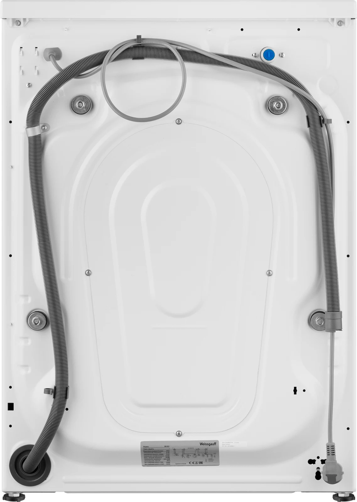 Стиральная машина Weissgauff WM 47147 DC Inverter Steam White — ракурс 13