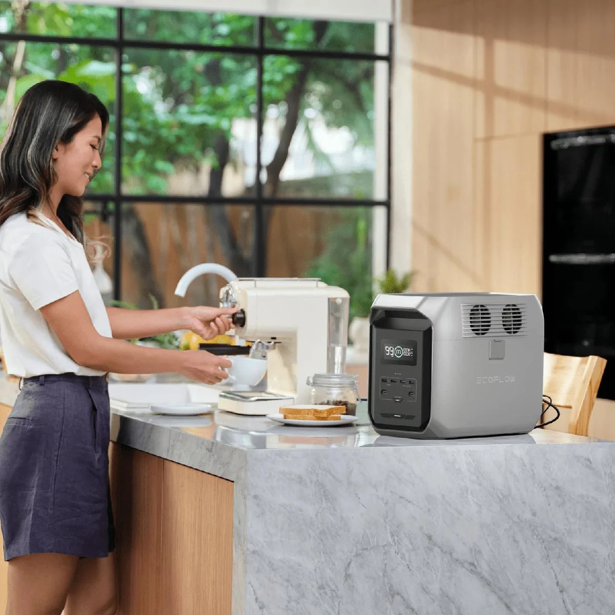 Портативная электростанция EcoFlow DELTA 3 1500 (1536 Втч) — ракурс 3