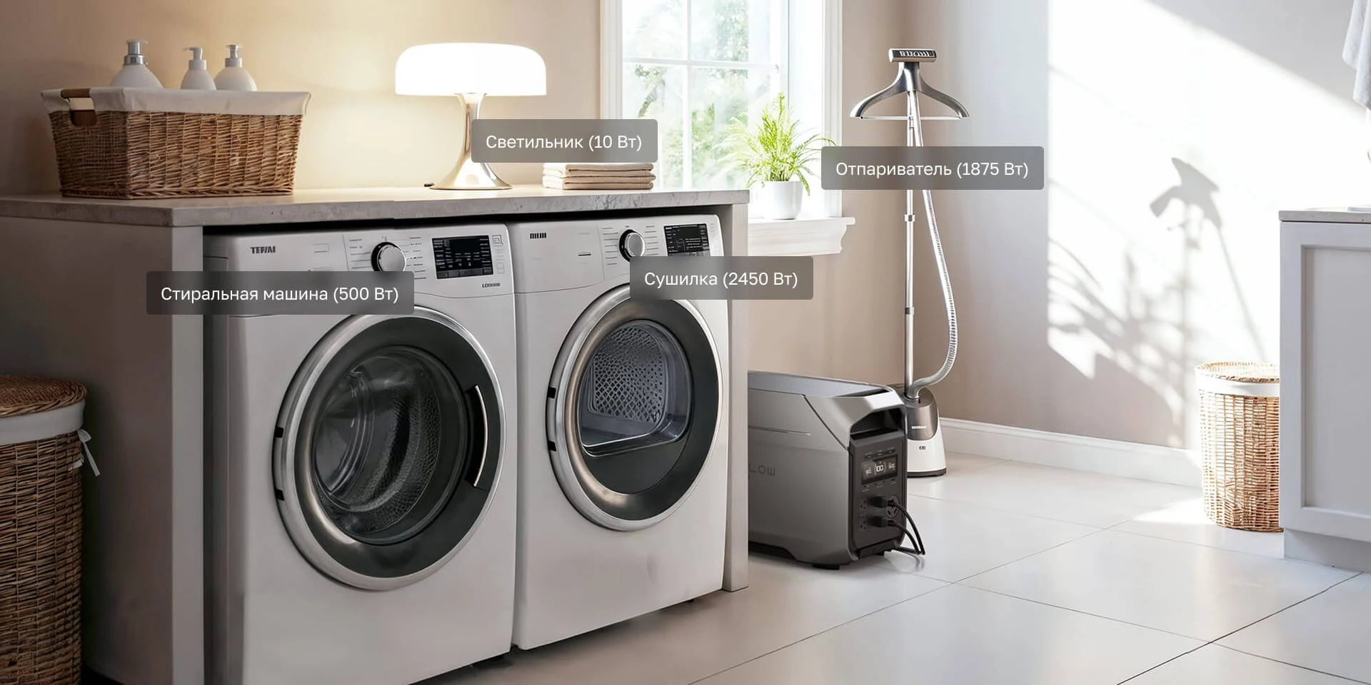 Портативная электростанция EcoFlow DELTA 3 Ultra Plus (3072 Втч) — ракурс 14