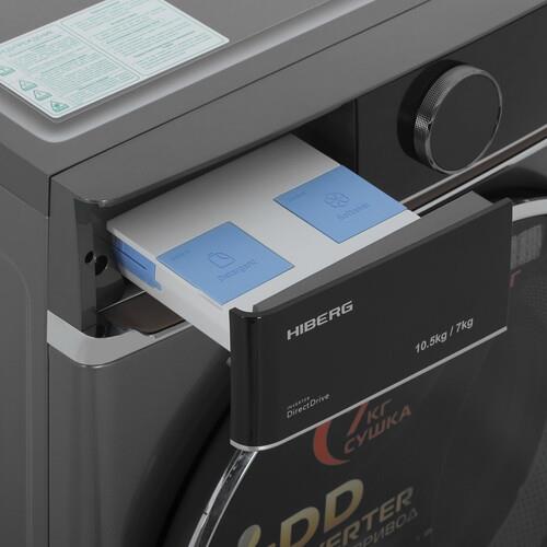 Стиральная машина HIBERG i-DDQ10-10714 Sd — ракурс 8