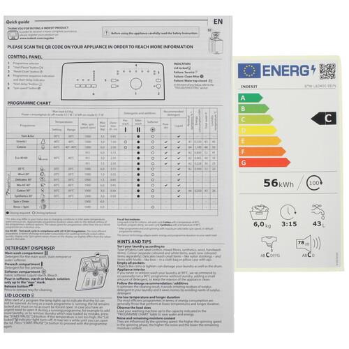 Стиральная машина INDESIT BTWL60400EEN — ракурс 16
