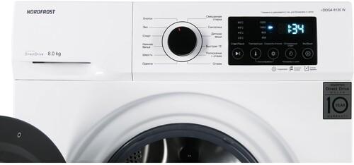 Стиральная машина Nordfrost i-DDQ4 8120 W белый — дополнительный ракурс
