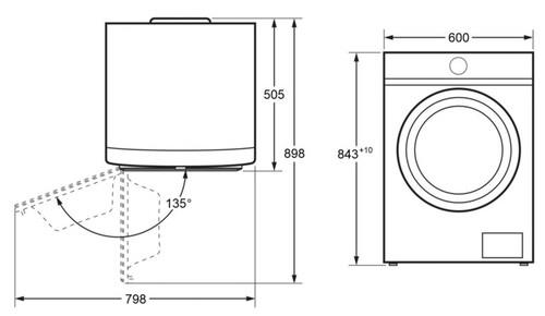 Стиральная машина Maunfeld MFWM127WH051 — ракурс 12