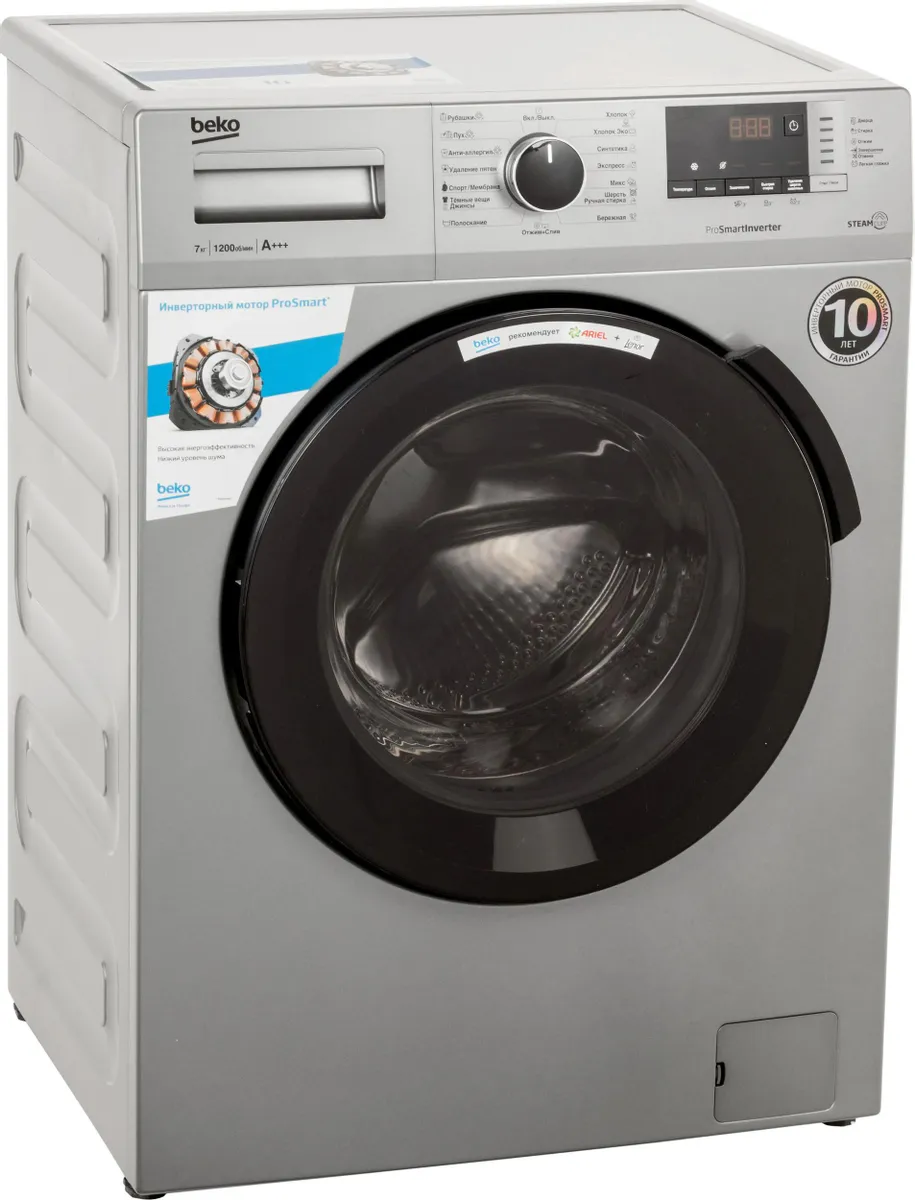 Стиральная машина BEKO RSPE 78612 S — детали модели