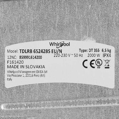 Стиральная машина Whirlpool TDLRB 65242BS EU/N — ракурс 9