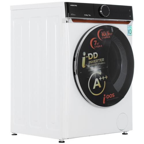 Стиральная машина HIBERG i-DDQ10-10714 W — ракурс 2