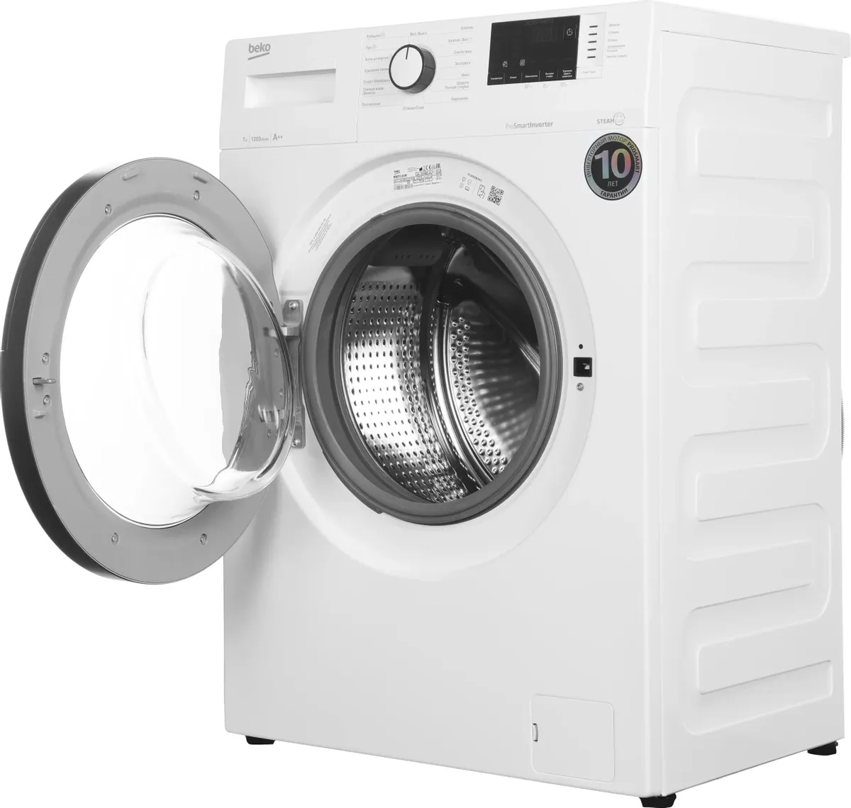 Стиральная машина BEKO WSRE 7612 XAWI — ракурс 3