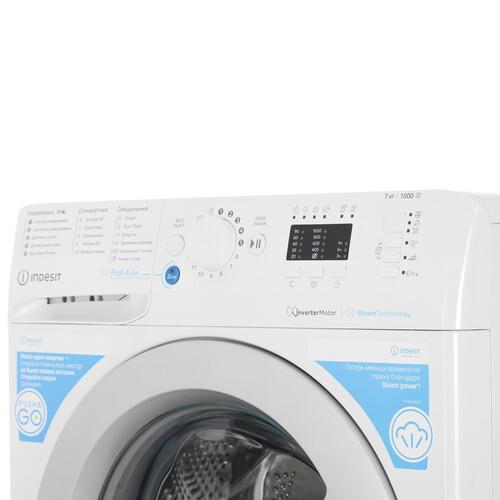 Стиральная машина Indesit BWSA 7109 WSV белый — дополнительный ракурс