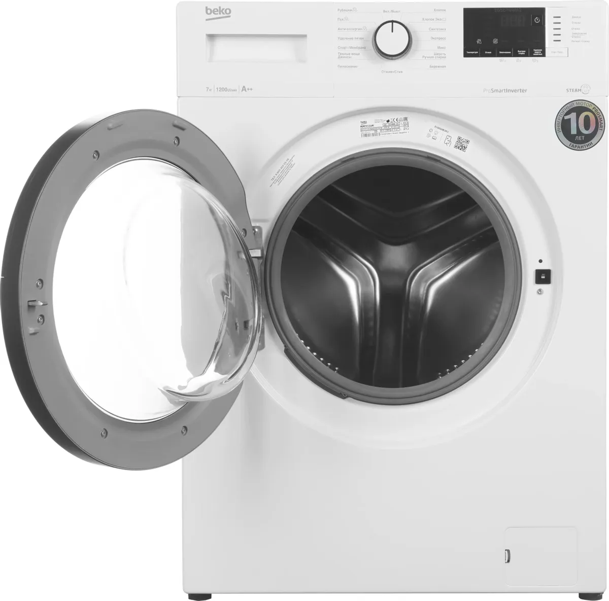Стиральная машина BEKO WSRE 7612 XAWI — ракурс 4