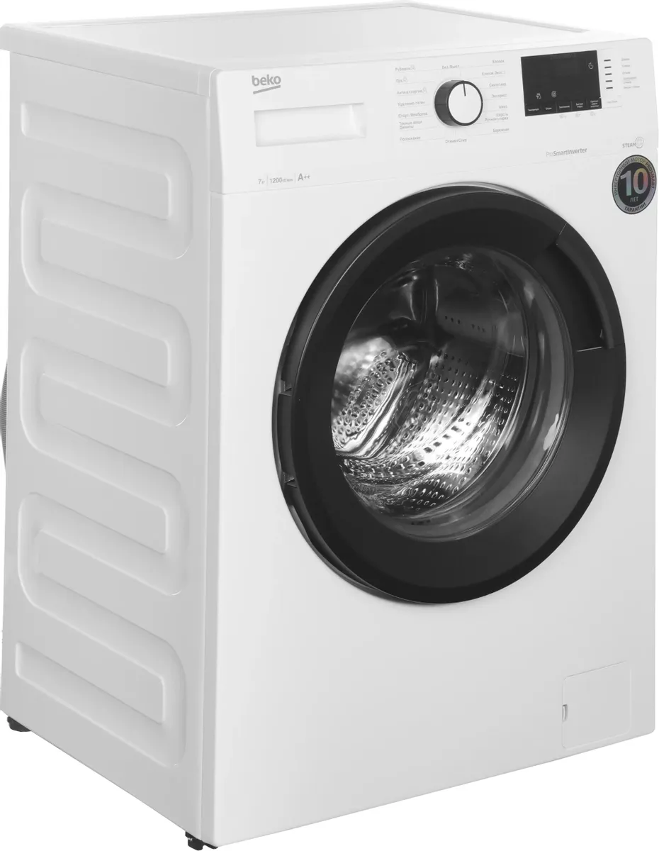 Стиральная машина BEKO WSRE 7612 XAWI — ракурс 2
