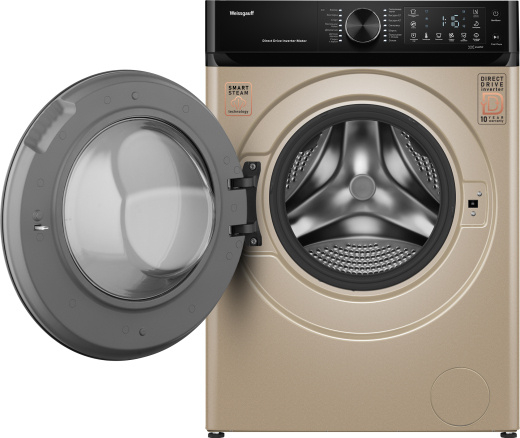 Weissgauff WM 59411 Direct Drive Inverter Steam Champagne — ракурс 3