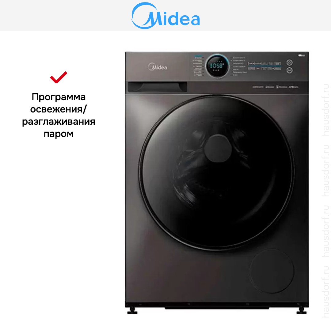 Стиральная машина MIDEA MF200W90WBS/S-RU — ракурс 8