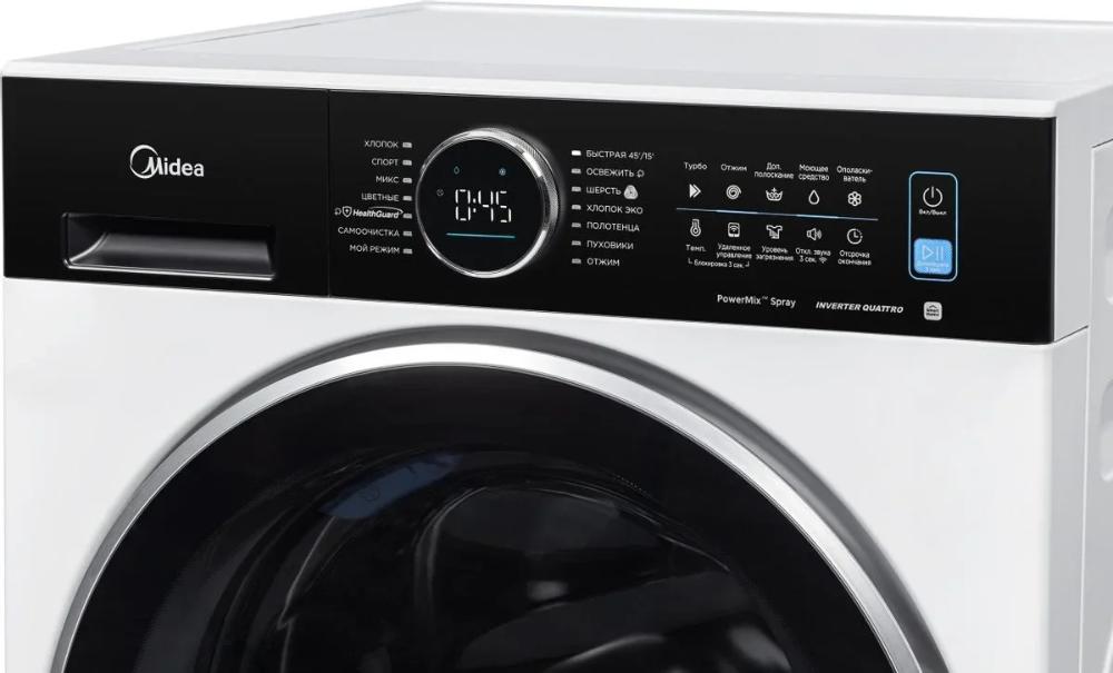 Стиральная машина MIDEA MF205W105WB/W-RU — ракурс 4