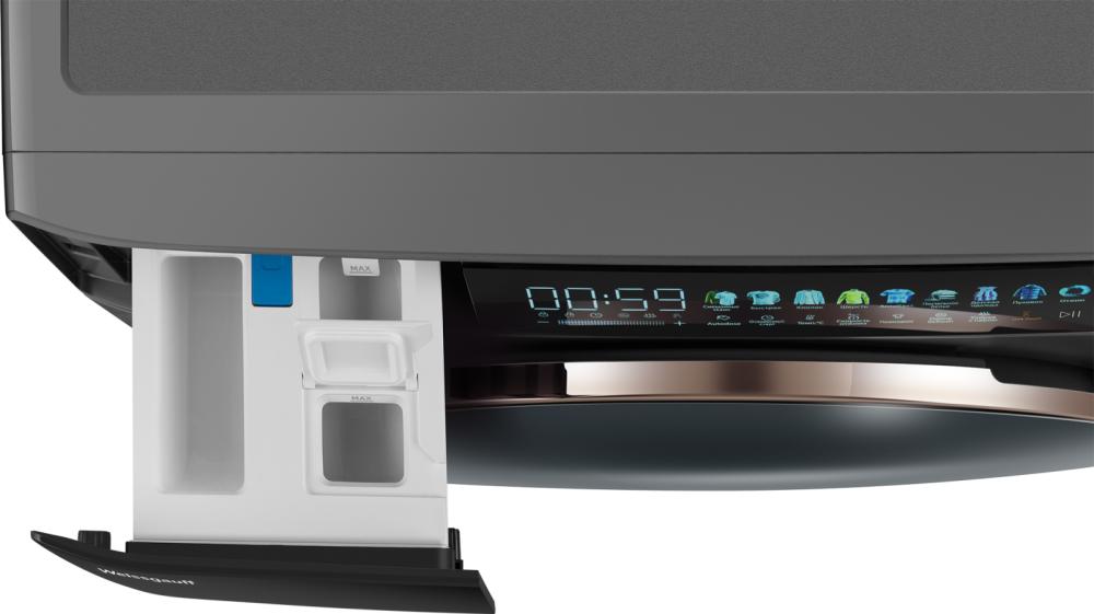 Стиральная машина Weissgauff WM 58411 Direct Drive Inverter Premium Steam Grey — ракурс 11
