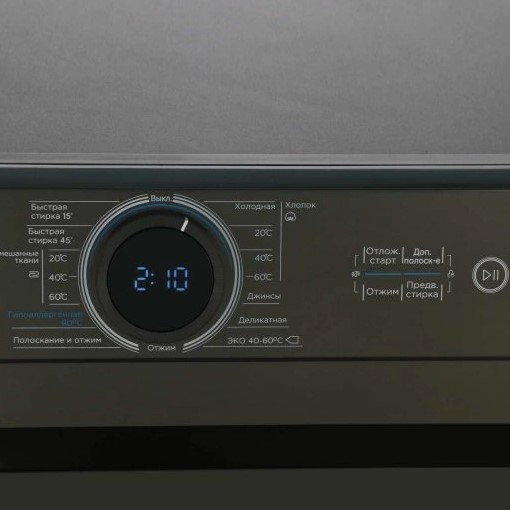 Стиральная машина MIDEA MF100W70/S-RU — ракурс 4