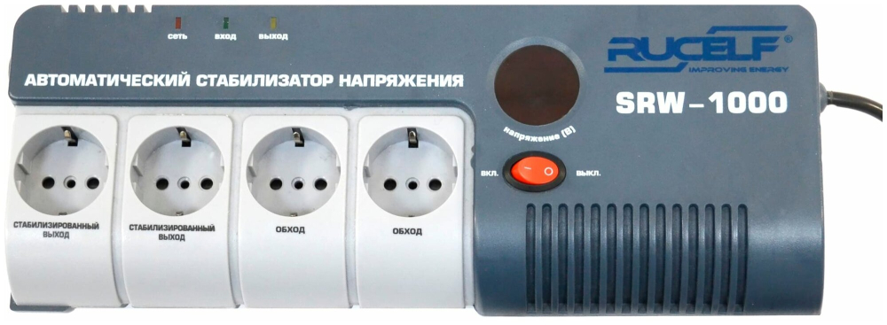 Стабилизатор напряжения Rucelf SRW-1000-D
