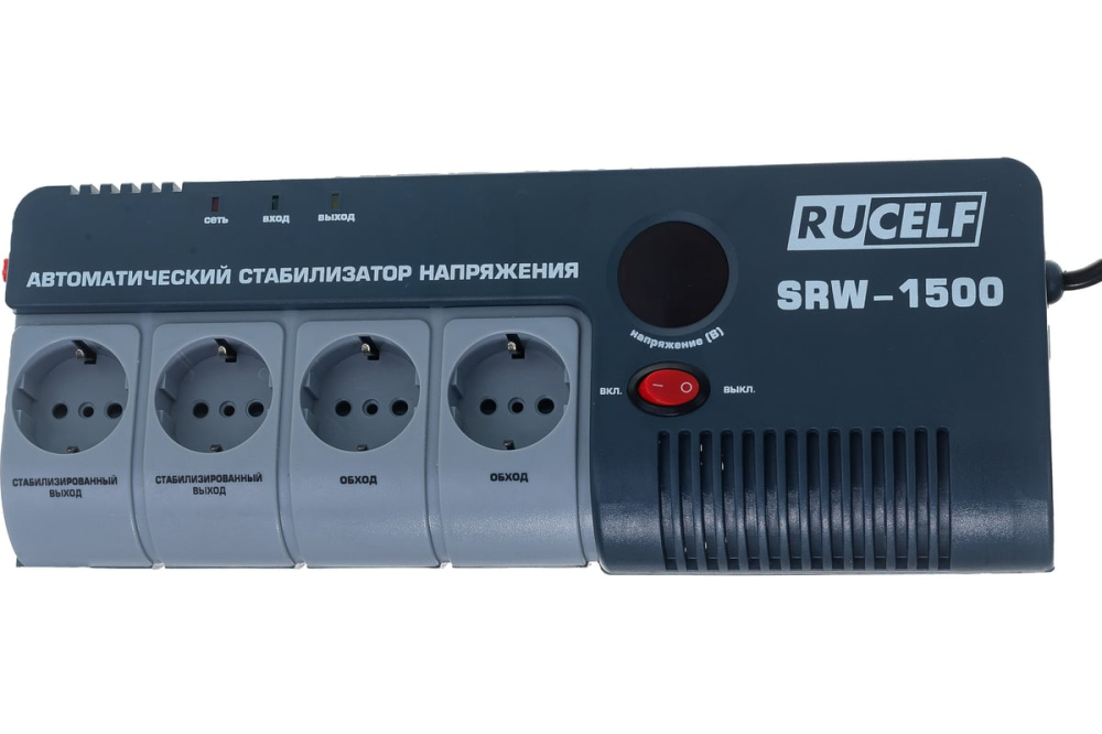 Стабилизатор напряжения Rucelf SRW-1500-D
