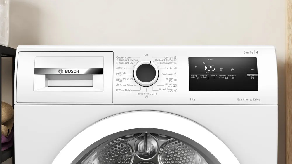 Сушильная машина Bosch WTN86211ME — ракурс 2