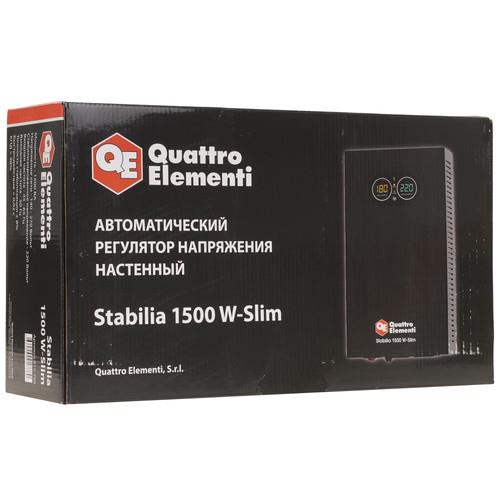 Стабилизатор напряжения Quattro Elementi Stabilia 1500 W-Slim