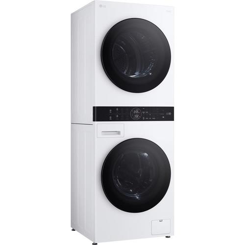 Стирально-сушильная машина LG W4W8LVPKWHM белый — дополнительный ракурс