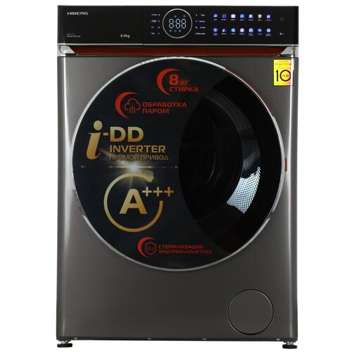 Стиральная машина HIBERG i-DDQ10 - 814 Sd серый
