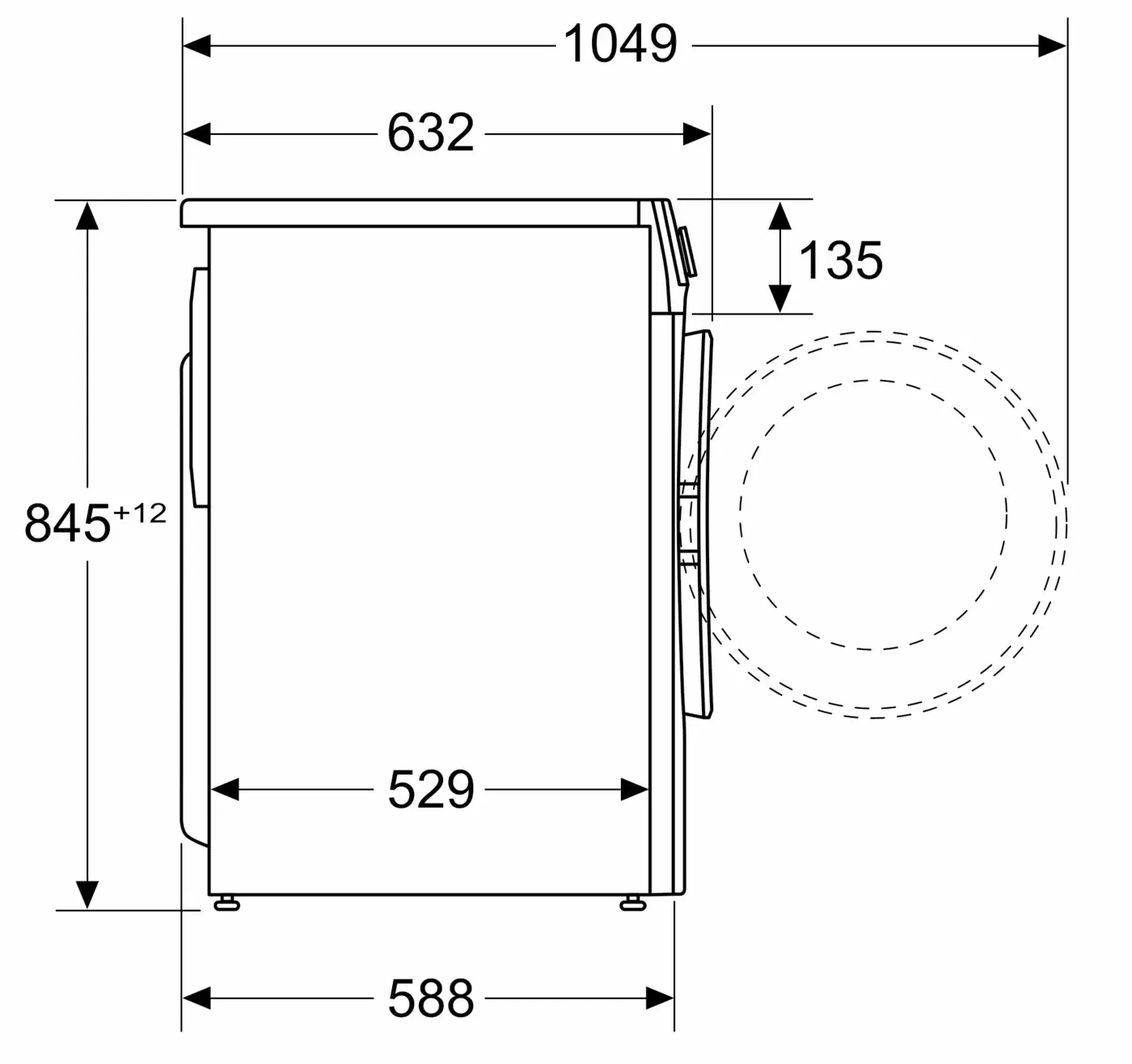 Стиральная машина Bosch WGE03200BY белый