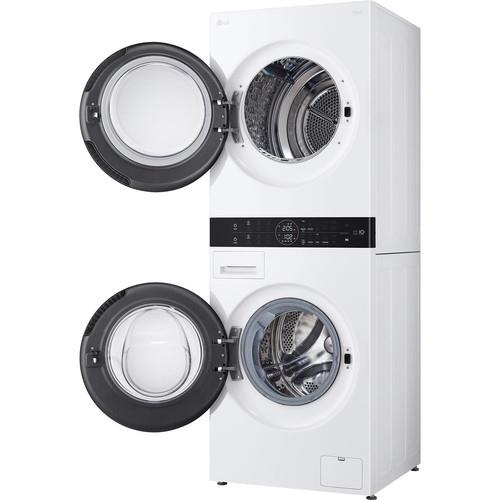 Стирально-сушильная машина LG W4W8LVPKWHM белый