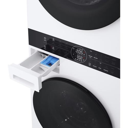Стирально-сушильная машина LG W4W8LVPKWHM белый