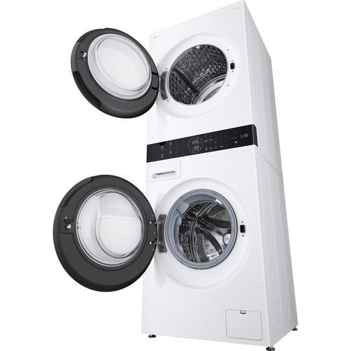 Стирально-сушильная машина LG W4W8LVPKWHM белый