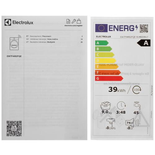 Стиральная машина Electrolux EW7F4492FQE белый