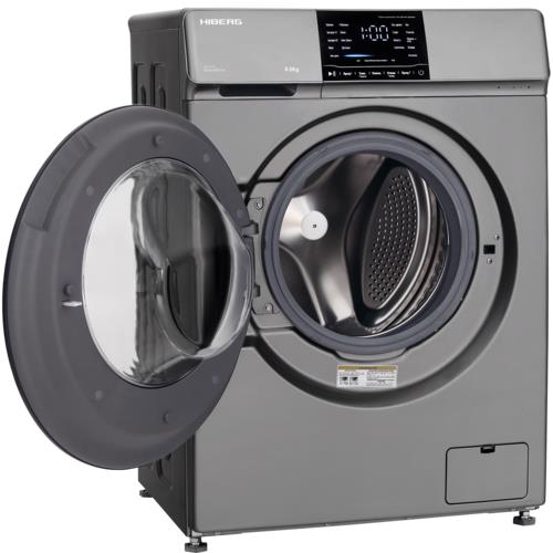 Стиральная машина HIBERG i-DDQ6-814 Sd серый — дополнительный ракурс