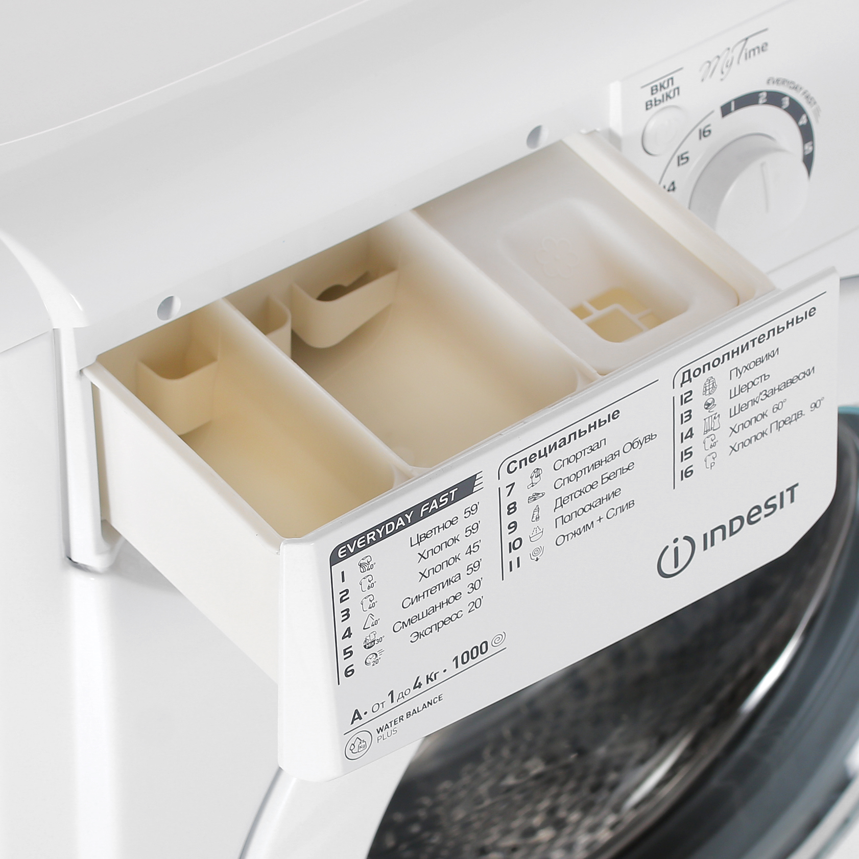 Стиральная машина Indesit EWUC 4105 CIS белый