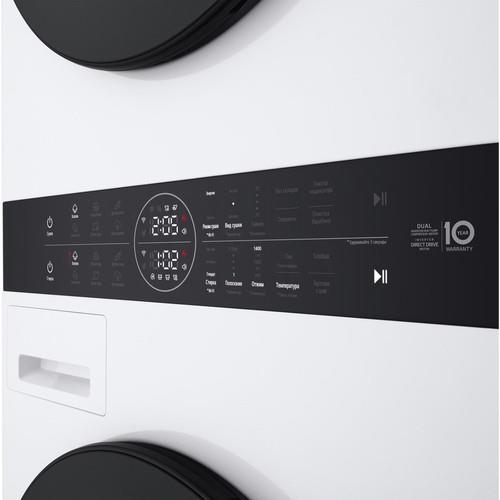 Стирально-сушильная машина LG W4W8LVPKWHM белый